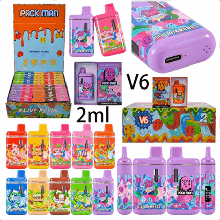 VAPEempty muha meds disposable 2 gram​ blue slushie​ blueberry muffin​ sugar daddy punch​ temptation​ vapepackman v g