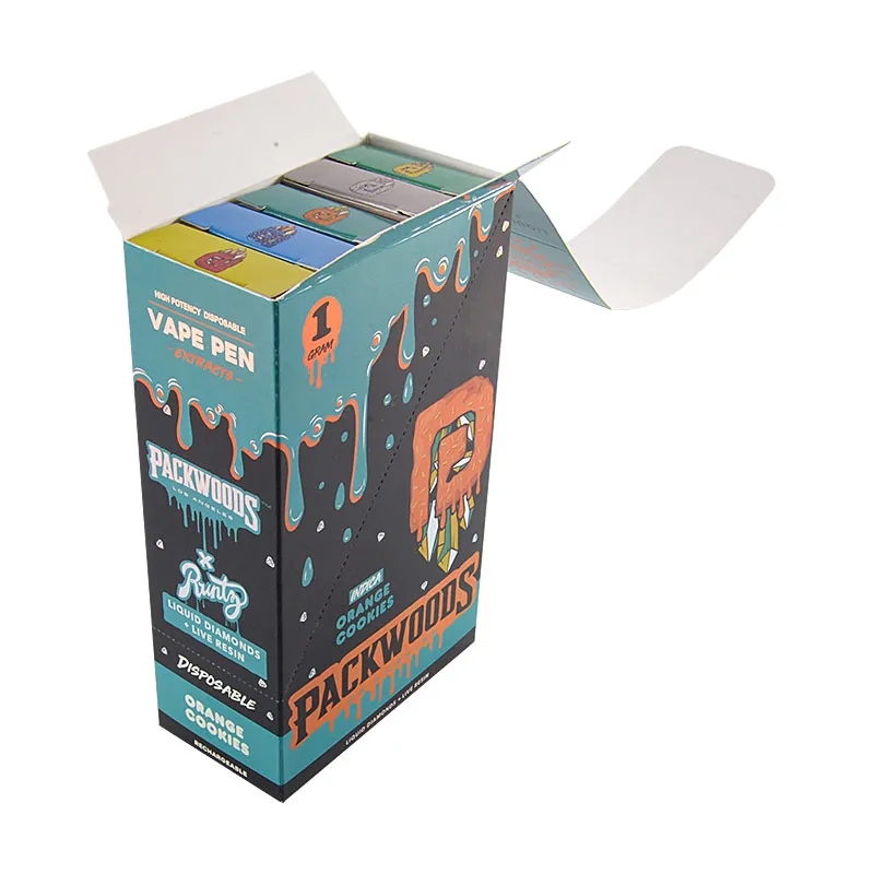 AUTO-DRAFTpackwoods x runtz extracts pen style e cigarette g gram disposable vape flavors usa stock pcs case
