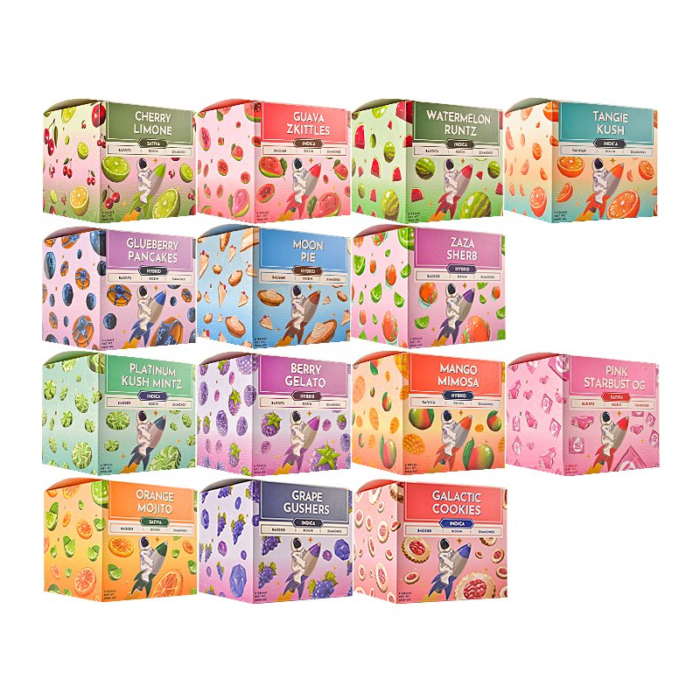 VAPESpace Club Galaxy Bar Disposable Vape 2g Pod Capacity Empty Cartridges 14 Flavorsspace club galaxy bar g disposable rechargeable device