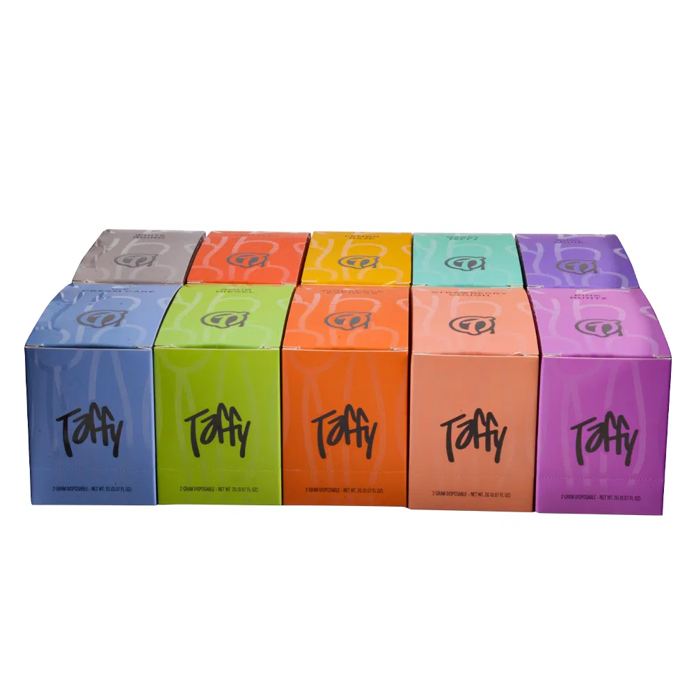 Taffy 2g Disposable Vape Empty Pod Rechargeable Device Wholesale Taffy The Stickiest 10 Flavors 2 Gram 2000mgtaffy g disposable vape empty pod rechargeable device wholesale taffy the stickiest flavors gram mg
