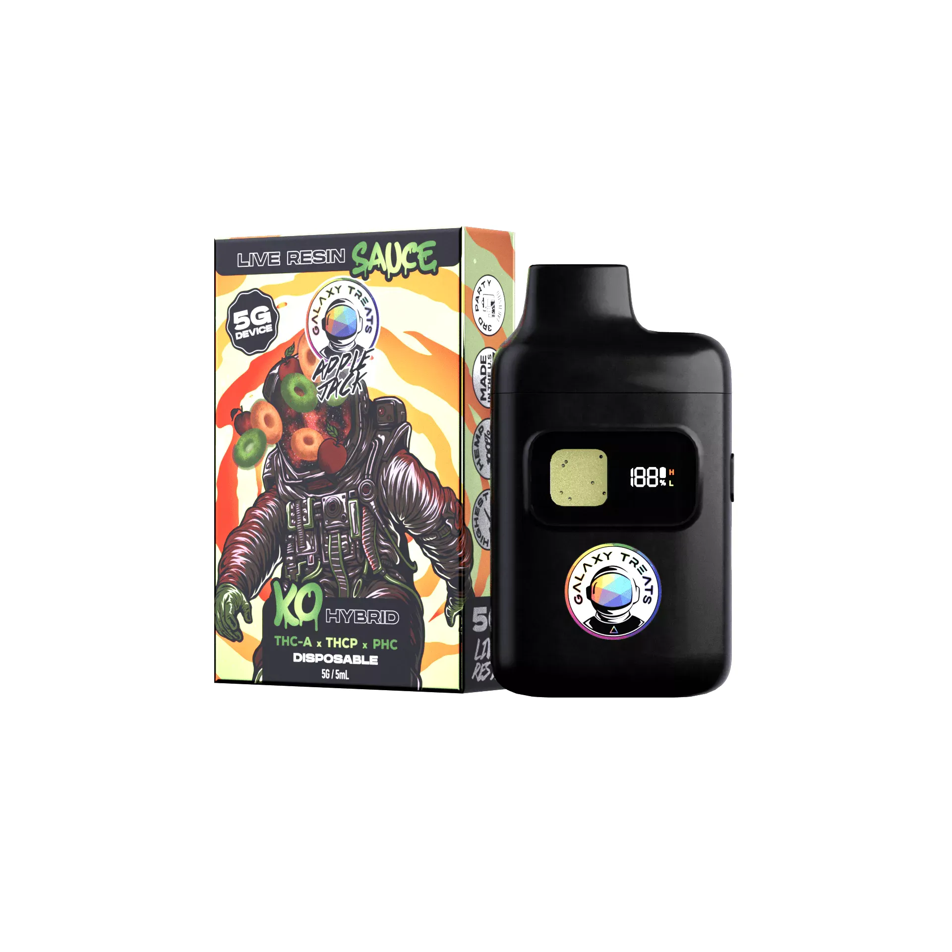 newGalaxy Treats Live Resin Disposables Review 2025: Expert Analysis & Strain Guidegalaxy treats live resin sauce disposable vape pen apple jack g