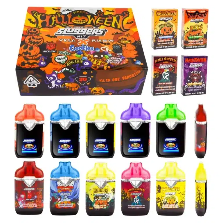 empty disposable vape pen​Empty Sluggers Hit Halloween 2g Switch Disposable Vape Pen Dual Flavorshalloween sluggers collaboration switch g